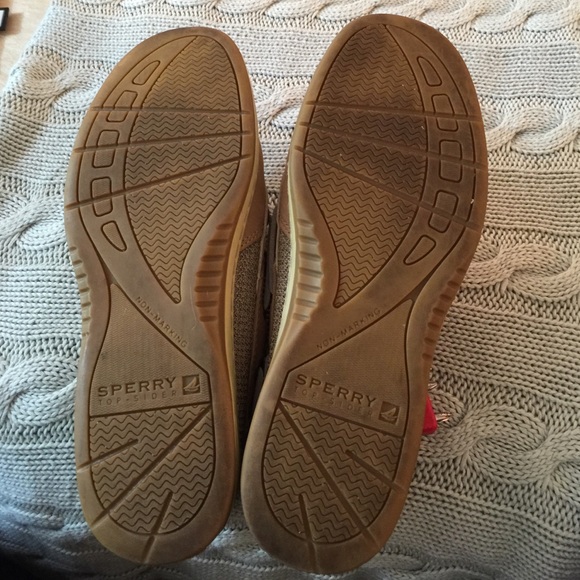 Sperry Top-spiders Ivyfish Linen/oat size 6.5 - Picture 3 of 4